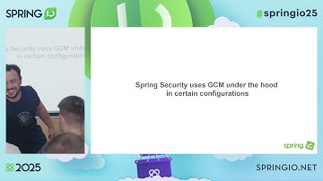 Unlocking the unknowns: Cryptography Essentials for Spring Developers by Laurentiu Spilca @ Spring