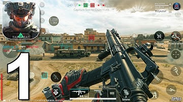 Delta Force - Gameplay Walkthrough Part 1 - Cracked Attack & Defend 77 Kills (iOS, Android)