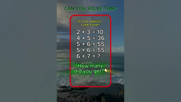 Can You Solve This? #brainteaser #iqtest #mathquiz #shorts
