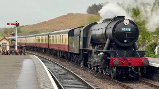 WD 2-10-0 90775 ‘The Royal Norfolk Regiment’ Struggling With Wheelslip On the North Norfolk Railway