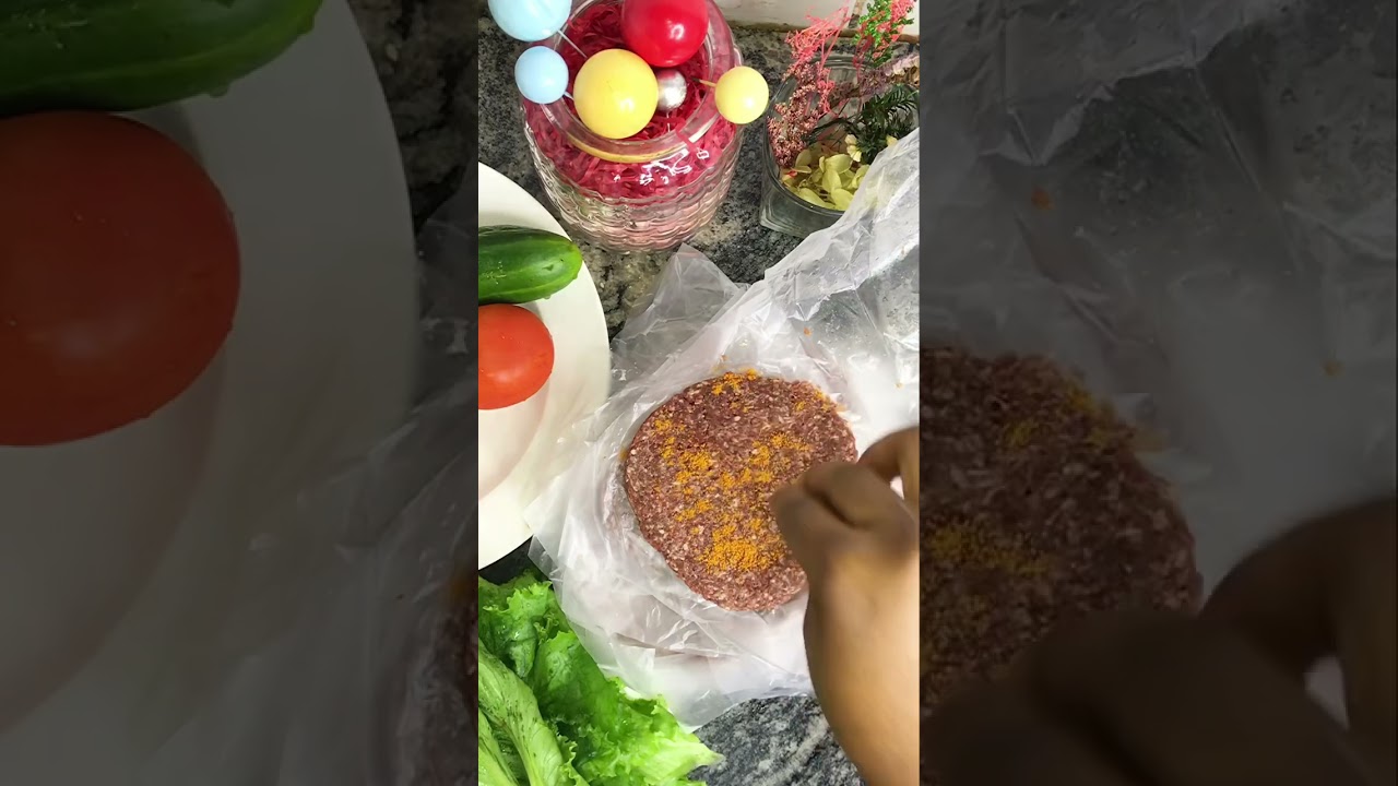 Spicy Burger with Nigerian Spice for the Kids 