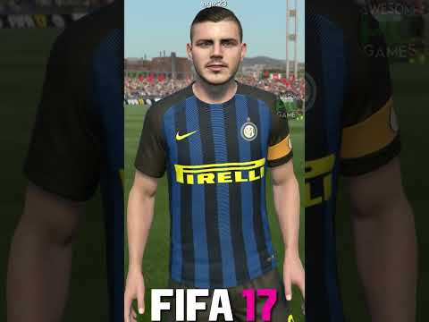 Mauro Icardi FIFA evolution (13-24) #shorts #eafc24 #fc24 #fifa #icardi #galatasaray #psg #inter