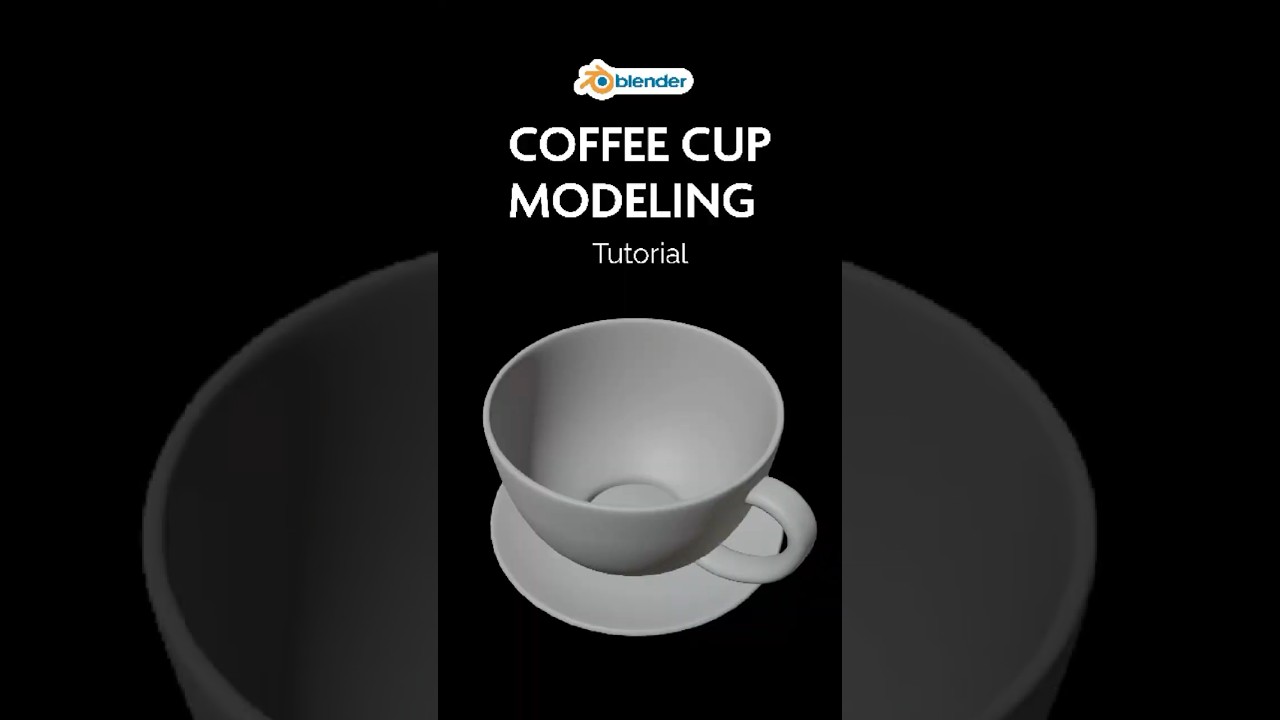 How to create a Coffee cup in Blender | 3d Modeling Tutorial  #blender3dmodeling #blender - YouTube