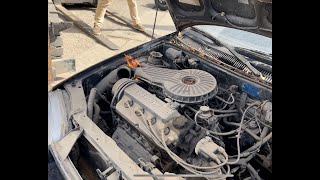 How not to start a car, using too much starter fluid