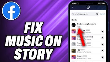 How To Fix Music On Facebook Story
