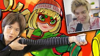 TSM Leffen Reacts to Min Min Reveal | Arms Smash Bros Ultimate Direct