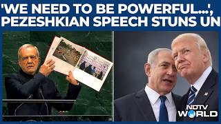 ‘Trump Called Us Terrorists’: Pezeshkian Hits Back, Blasts US-Israel at UNGA | NDTV World
