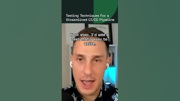 Testing Techniques For a Streamlined CI/CD Pipeline