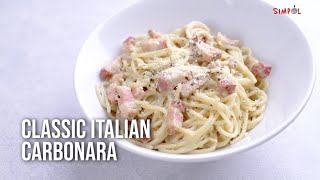 Classic Italian Carbonara, SIMPOL!