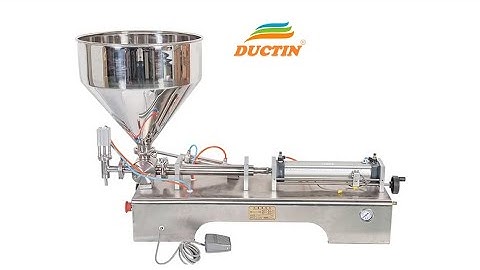 Máy Chiết Rót Dung Dịch 1 Vòi Có Phễu Dùng Khí Nén - congngheductin.com - 024 22.396.333