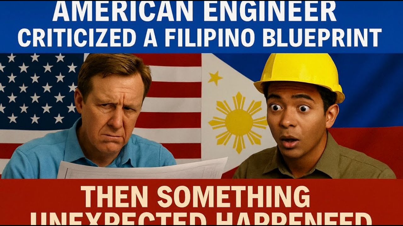 American Engineer Criticized a Filipino Blueprint, Then Something Unexpected Happened