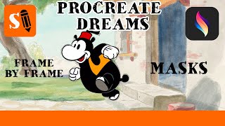 Procreate Dreams Frame by Frame Animation and Masks