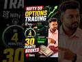Nifty 50 Options Trading | 30 Points Profit in Just 4 Minutes 🚀 #trading #nifty #stockmarket