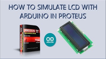 How to Simulate LCD with Arduino In Proteus