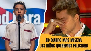 No se Pudo Contener el jurado... el chico que vivió en la calle y encontró esperanza en la música