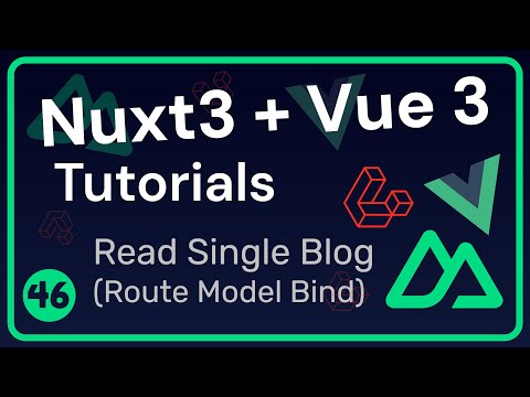 Read Single Blog (Route Model Binding) | Nuxt 3 Tutorials #46 | Urdu & Hindi