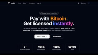 LexLink Demo: AI IP → Story Protocol → ckBTC Licensing → Constellation Proofs