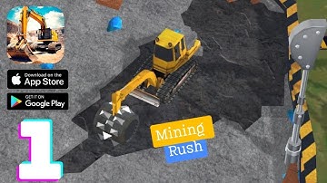 Mining Rush Gameplay Walkthrough - Part 1 (iOS, Android)