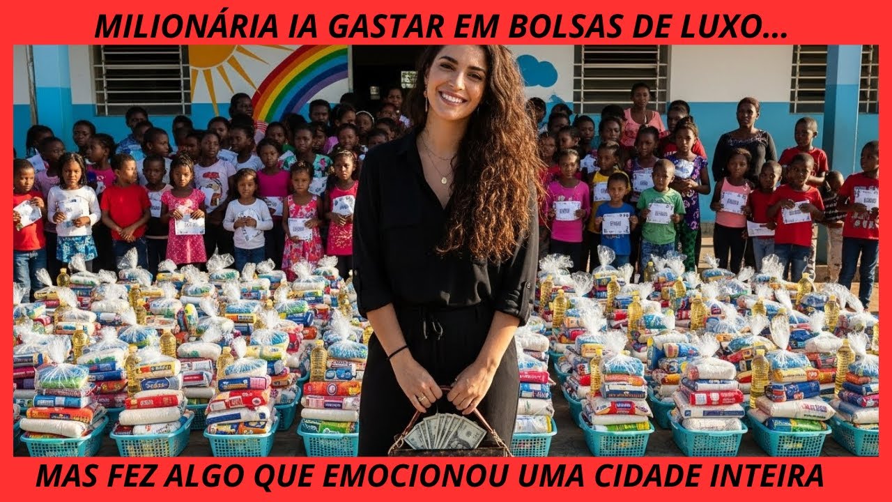 Milionária Trocou Compras de Luxo por Mil Cestas Básicas — O Que Aconteceu Depois Vai Te Emocionar