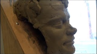 Изготовление маски с лица по гипсовой форме - продолжение (Уроки скульптуры и рисунка)