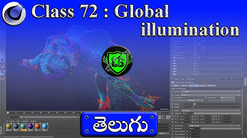 Global illumination in Cinema4D [ TELUGU ] || C4d Tutorials for Beginners in తెలుగు
