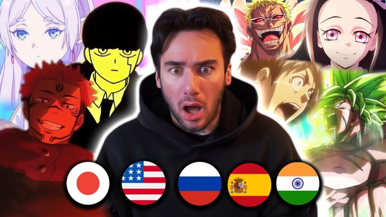 Лучшие моменты (и музыка) из аниме на разных языках