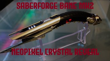 Neopixel Saberforge Bane Mk2 Lightsaber| Proffie V2.2 Crystal Chamber Reveal