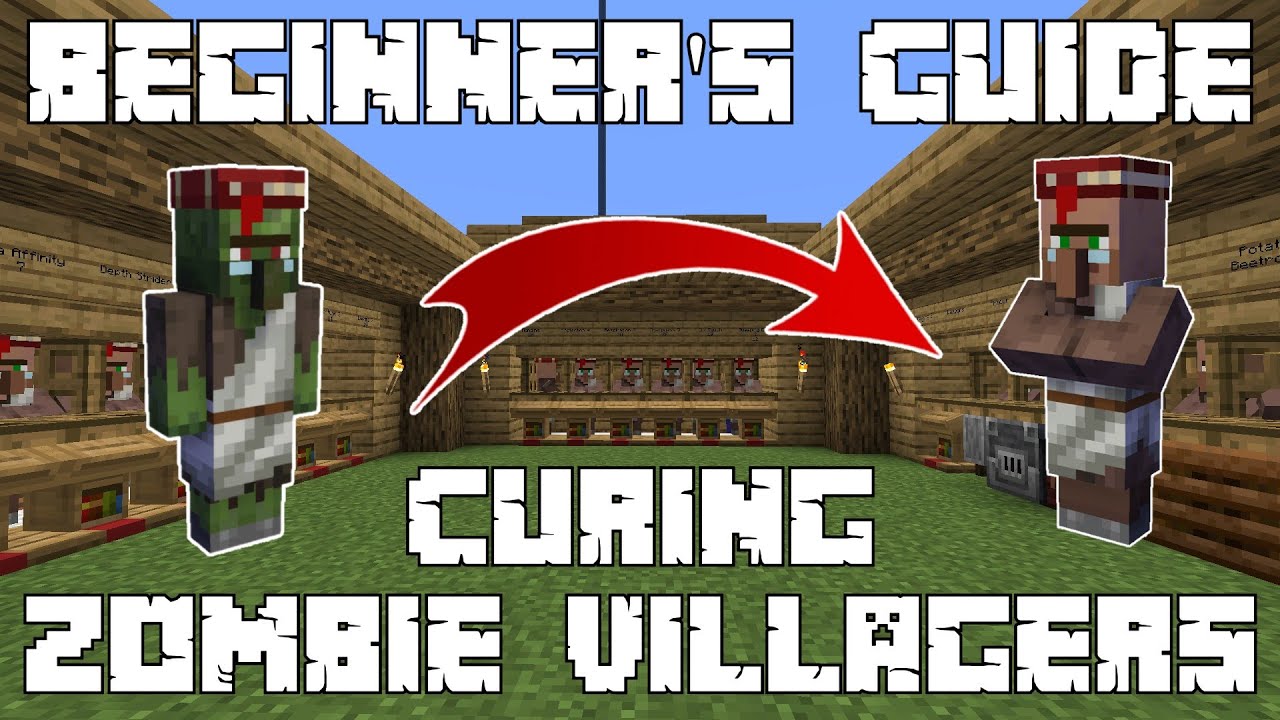 Minecraft Beginner's Guide Curing Zombie Villagers YouTube