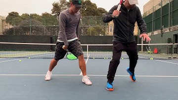 THE HARDEST SHOT IN TENNIS: THE TWEENER WITH COACH ANDRE GU