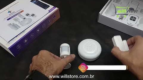 Kit Alarme de Segurança Inteligente Wi-Fi Ekaza EKJM-T3231 Compatível com Alexa e Google - Tuya