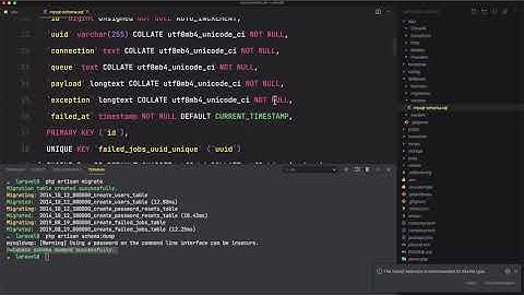 Fitur Baru Laravel 8 - 02 Migration Schema Dump