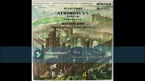 [High Quality] Felix Mendelssohn - Symphony No.3 "Scottish"/ Otto Klemperer & Philharmonia Orchestra