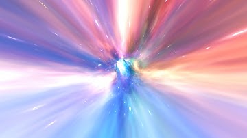 Time Travel through Wormhole at Light Speed in Outer Space Nebula Stars 4K DJ Visuals Loop Backdrop