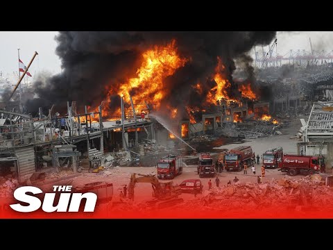 Live: Fire erupts in Beirut port area, a month after massive blast