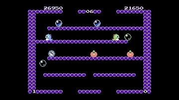 Bubble Bobble | 2 Player Co-op gameplay | NES