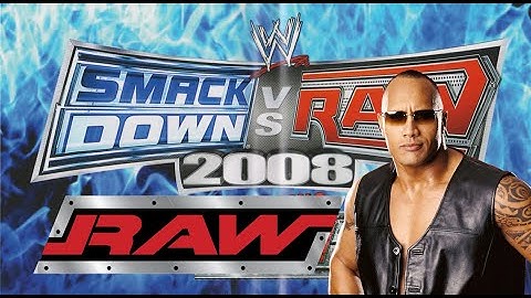 WWE SVR 2008 The Rock Texture Mod in WWF RAW PC | Entrance & Finisher Comparison