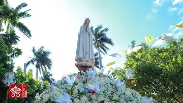 Tượng Đức Mẹ Fatima của đền thờ Đức Mẹ Vô nhiễm ở Washington bị chặt tay và đập phá gương mặt