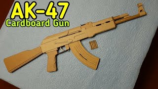 AK-47 How To Make DIY Cardboard Gun