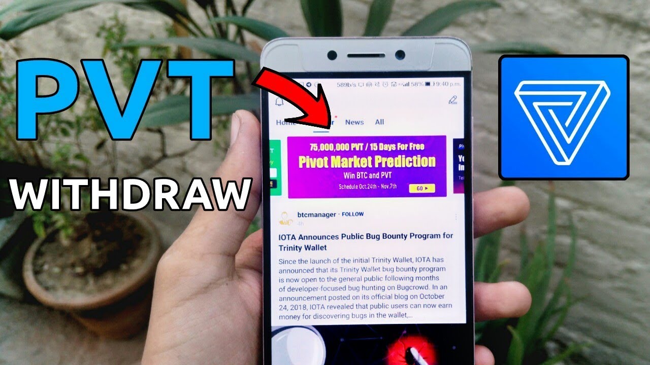 Pivot app PVT balance withdraw and prediction pvtp | BTC and phrase 7 pivot app updates
