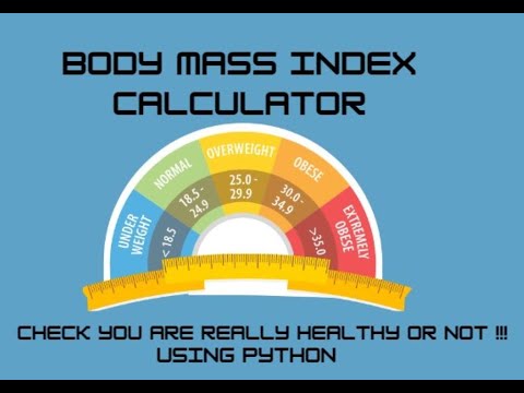 How to calculate Body Mass Index using python | BMI Calculator @VR-Universe #pythonprojects #python