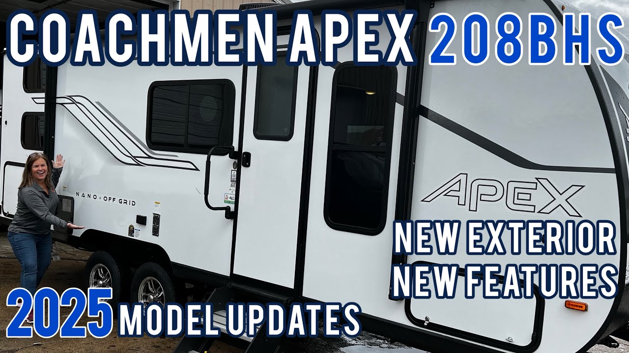 2025 Coachmen Apex 208BHS | New Exterior and New Interior Features