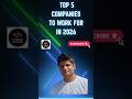 Top 5 Tech Companies to Work For in 2026 🚀💼
