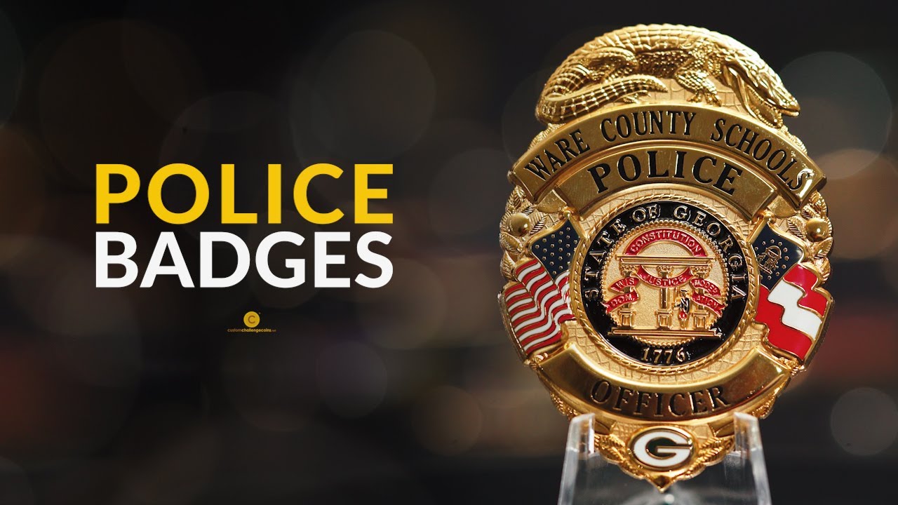 Custom Badges for Police, First Responders