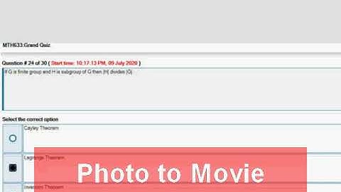 MTh633 Grand Quiz 2020