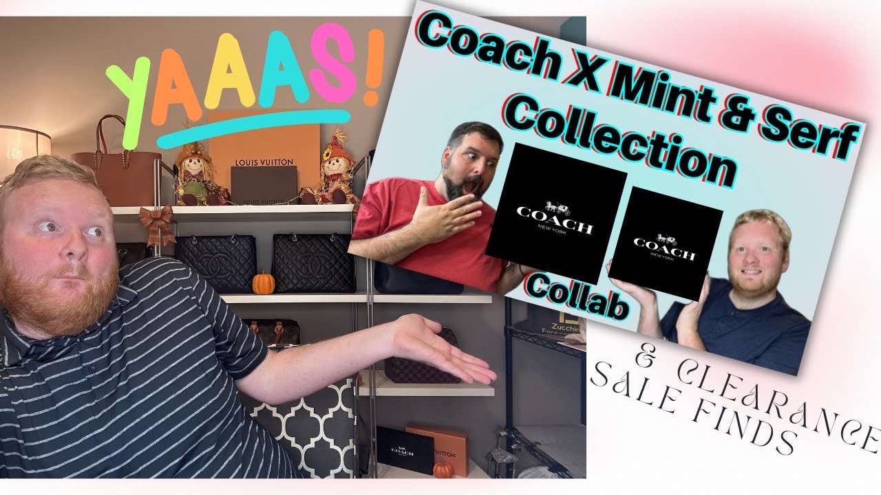 COLLAB WITH ED BRAUN | COACH OUTLET HAUL | Mint & Serf UNBOXING