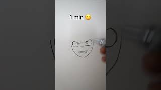 How to Draw Deku in 10sec, 10mins, 10hrs #shorts