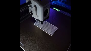 Bambu Lab P1P starting a print. Default speed