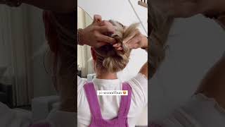 Celebrity All you need is thirty seconds, long hair, and two clear elastics! 😍 What do you think?!!! The Profile