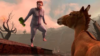 BABY STEPS - A Chonky Socially Awkward Recluse Goes Climbing in a Crazy QWOP-Like by Bennett Foddy!