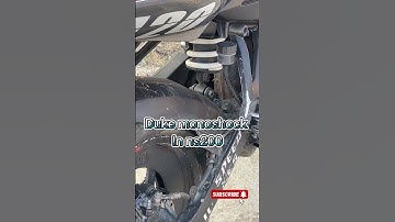 Duke monoshock install in ns200🔥#modified